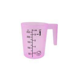 Measuring Cup 250ml - Transparent Pink