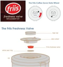 Friis Coffee Savor Valve Set - 6 Pack