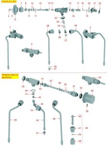 Fiorenzato - Water/Steam Taps - Various Models