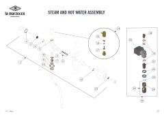 La Marzocco Linea PB Steam And Hot Water Assembly