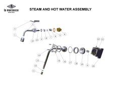 La Marzocco - Steam and Hot Water Assembly - Leva