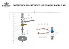 La Marzocco - Coffee Boiler Retrofit Kit Conical Paddle MP - Linea Classic/FB70