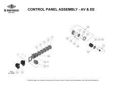La Marzocco - Control Panel Assembly AV and EE 2 - Linea Classic/FB70