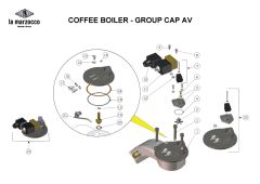 La Marzocco - Coffee Boiler Group Cap AV - Linea PB