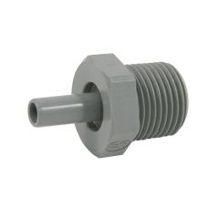 John Guest Adapter - 1/4" Stem to 3/8" Male NPTF